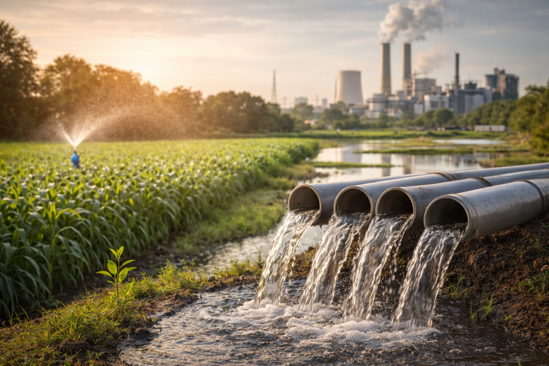 بازیابی پساب برای استفاده مجدد در کشاورزی و صنعت | روشها، استانداردها و نکات اجرایی