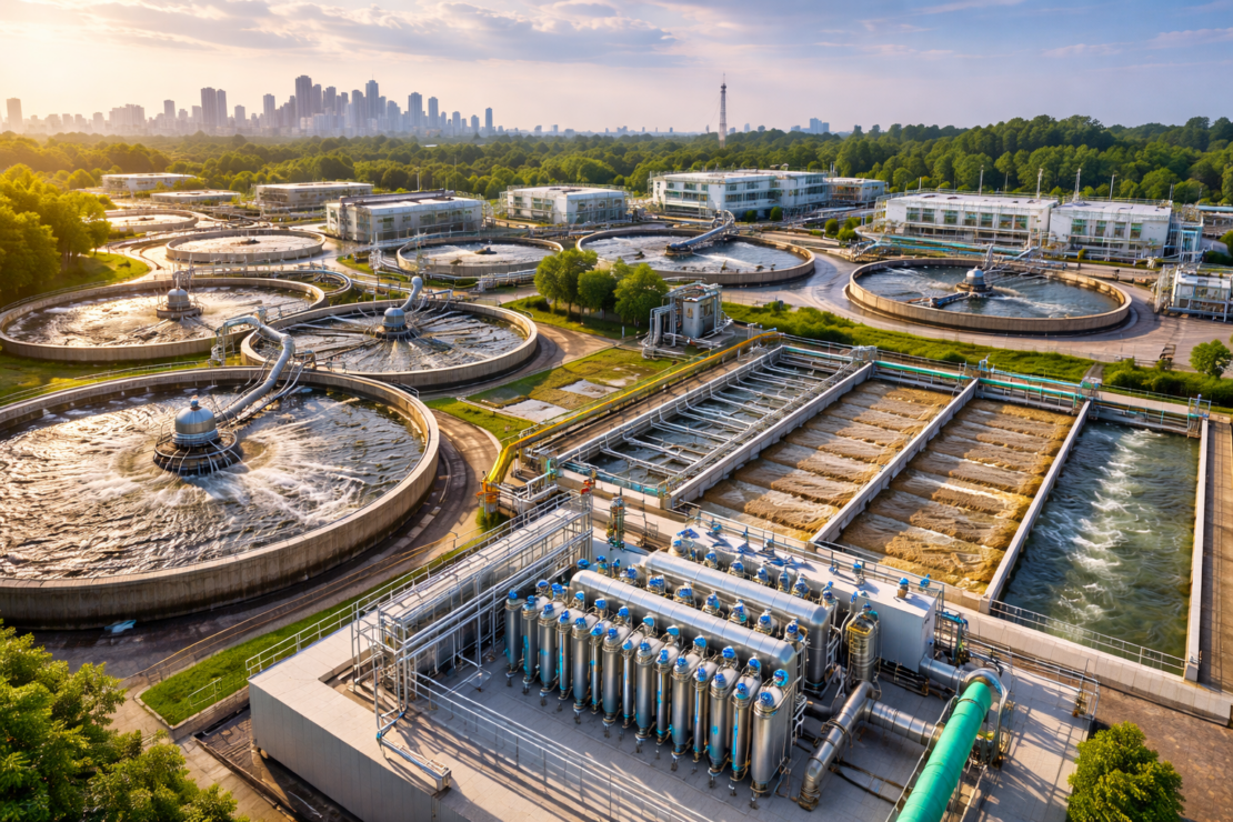 تصفیه ثانویه و ثالثیه فاضلاب | روش‌ها، مزایا و نکات اجرایی